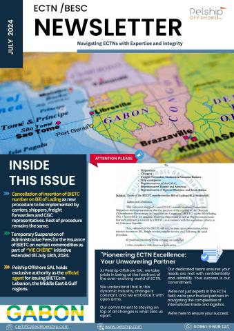 Important Update for Carriers Shippers and Freight Forwarders Shipping to Gabon